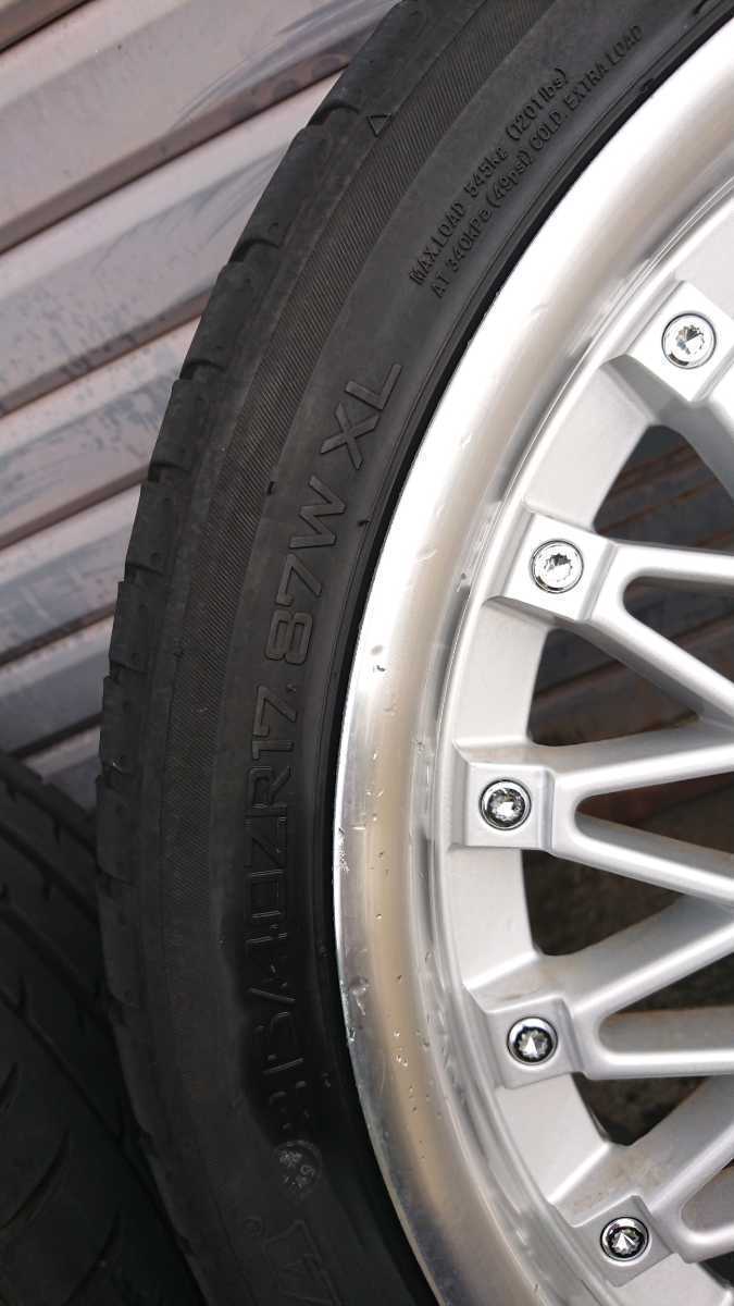 美品 KYOWA RACING (キョウワ レーシング)KR745 17×7J 美品 KYOWA RACING (キョウワ レーシング)KR745 17×7J