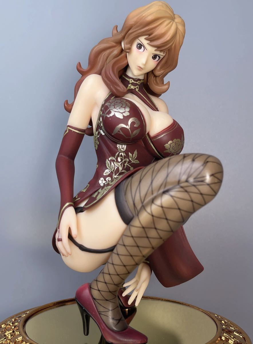 峰不二子改造フィギュアルパン3世リペイント キャストオフ 改造フィギュアmine Fujiko 1 6 高さ 18cm チャイナドレス 開脚ver 代購幫