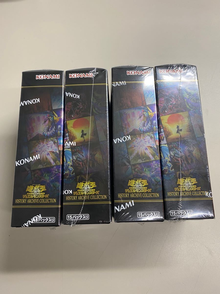 バイヤー厳選用品 遊戯王 未開封 History 4BOX Collection Archive 遊戯王OCG デュエルモンスターズ