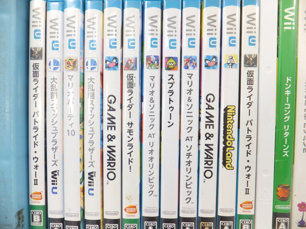 ◇ジャンク　Wii WiiU ソフト　84本セット(WiiU12本　Wii72本）　ダブりあり 同梱不可 1円スタート_画像2