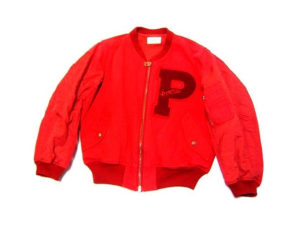 オールド!PINK HOUSE ピンクハウス 切替デザイン Pワッペン 中綿