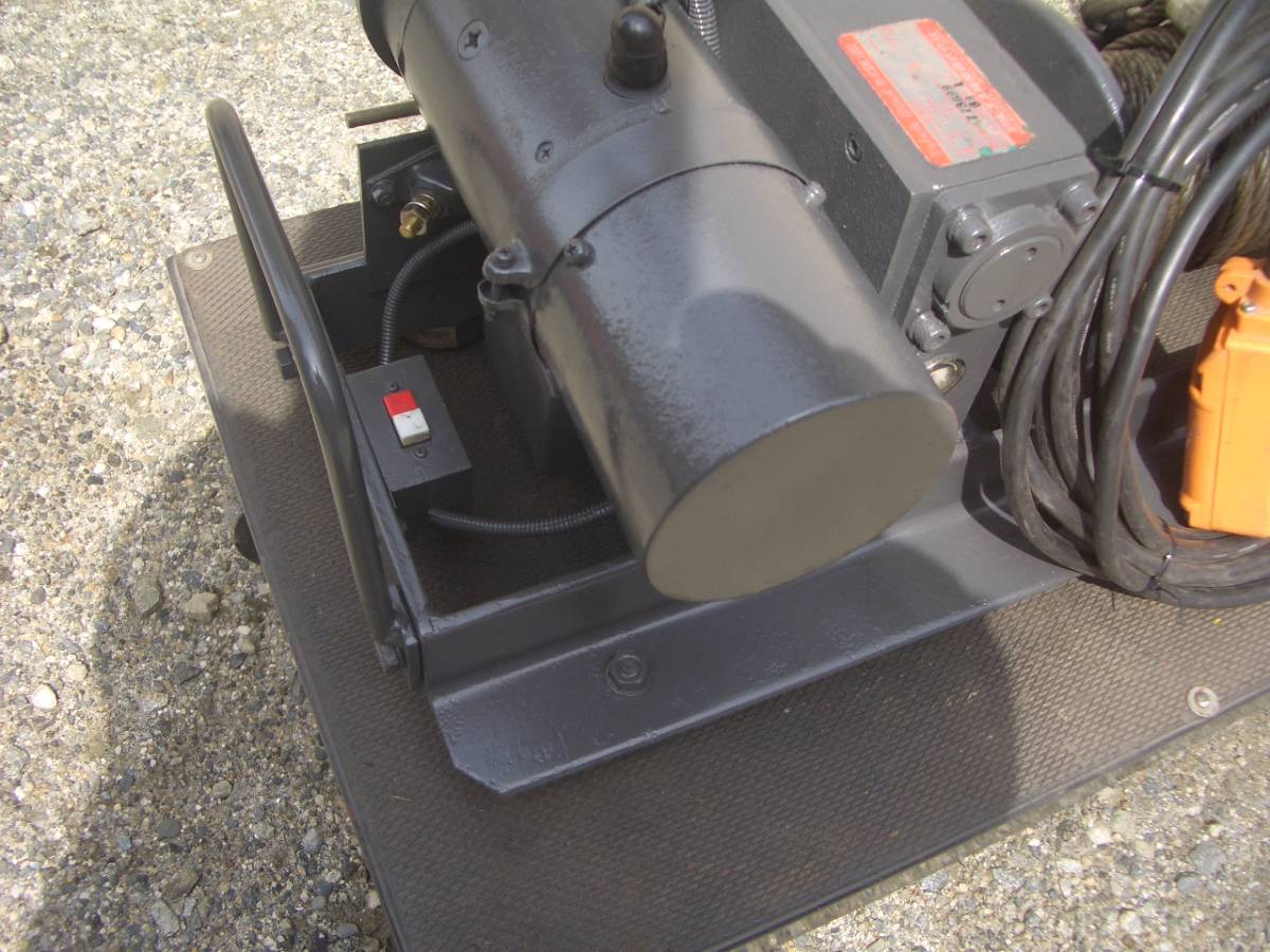  electric hydraulic winch 12V secondhand goods 