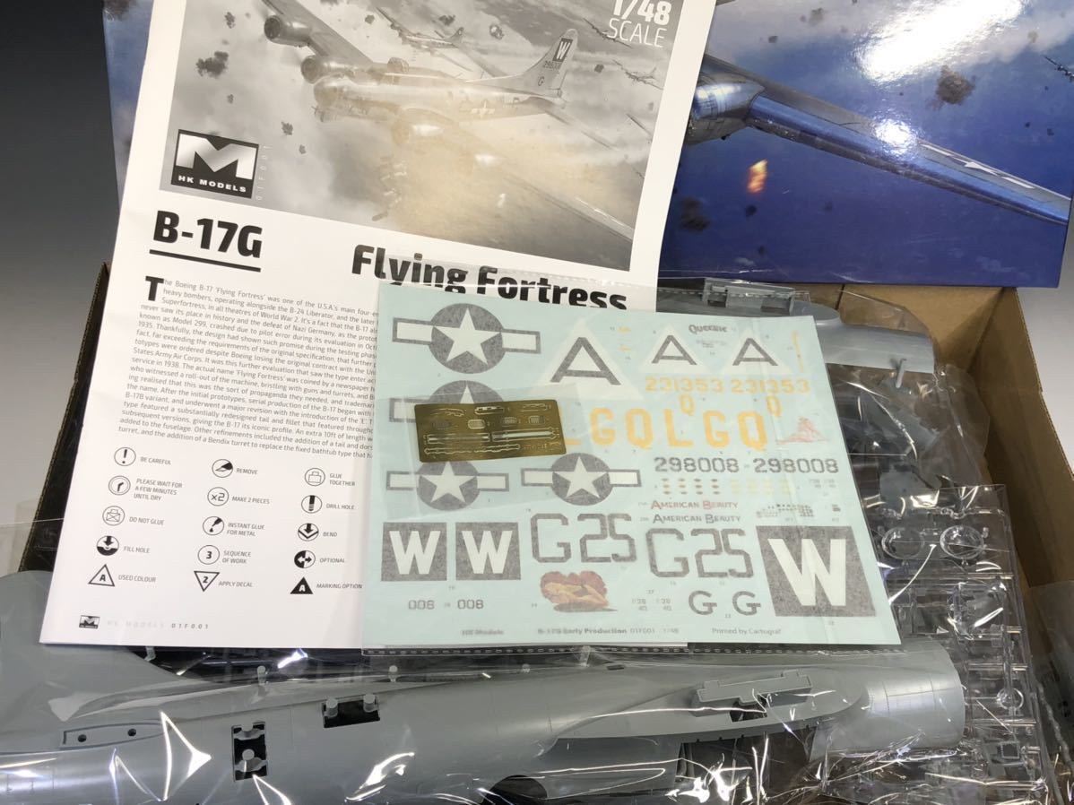 HKモデル 1/48 B-17G フライングフォートレス HKモデル 1/48 B-17G フライングフォートレス
