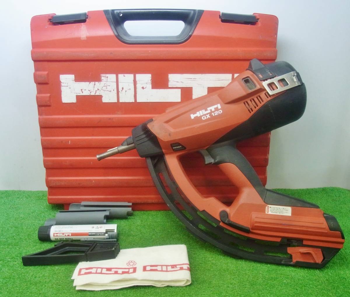 品 動作確認済み HILTI ヒルティ ガス式 鋲打ち機 ネイルガン GX120 ②