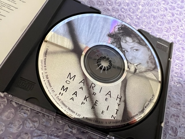 レア盤/MARIAH CAREY MAKE IT HAPPEN(LP Version収録)Emotionsも収録/Liveでも歌う人気曲/マライア・キャリー/限定