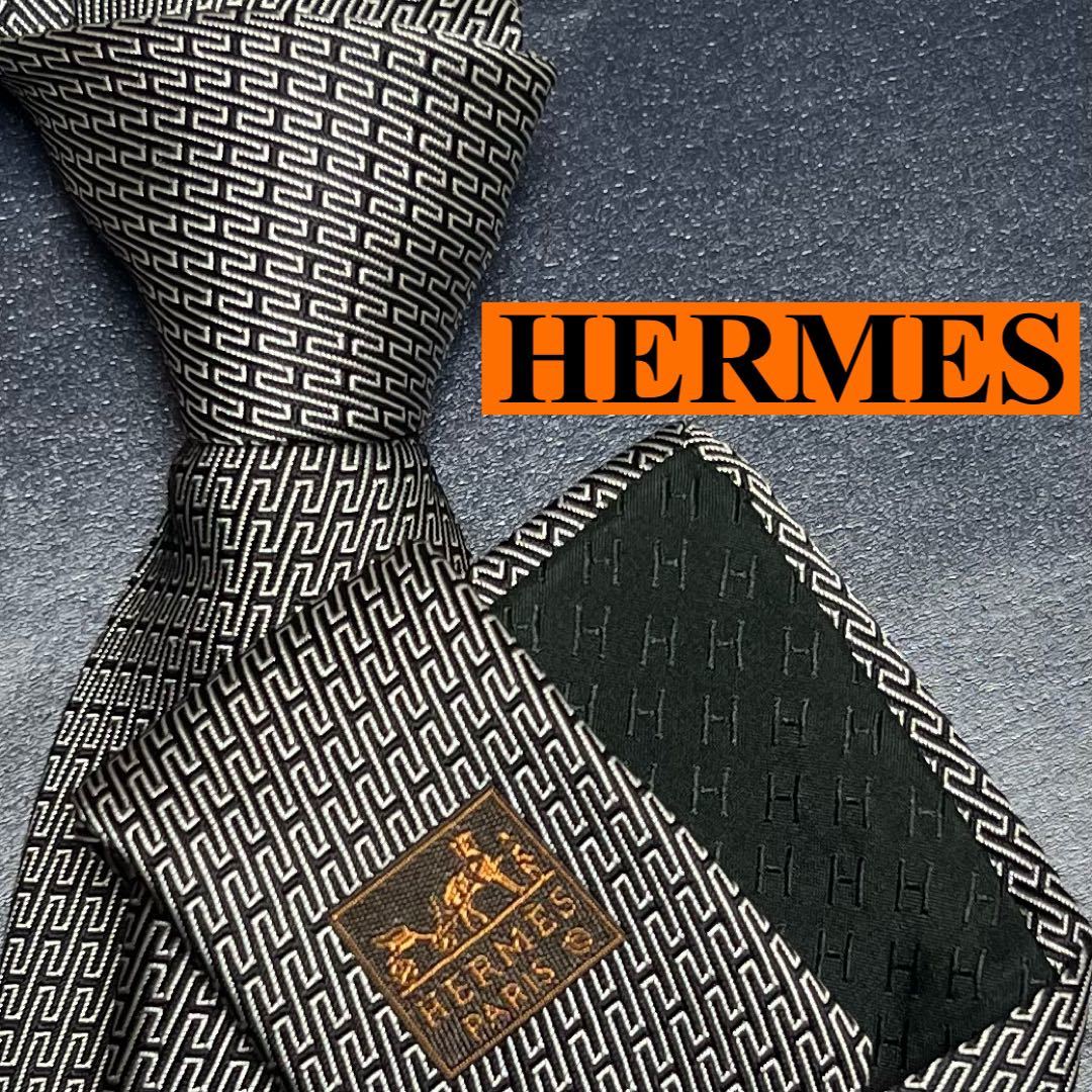 人気新品 人気 エルメス ファソネ H織り ネクタイ - Hermes y76bgf