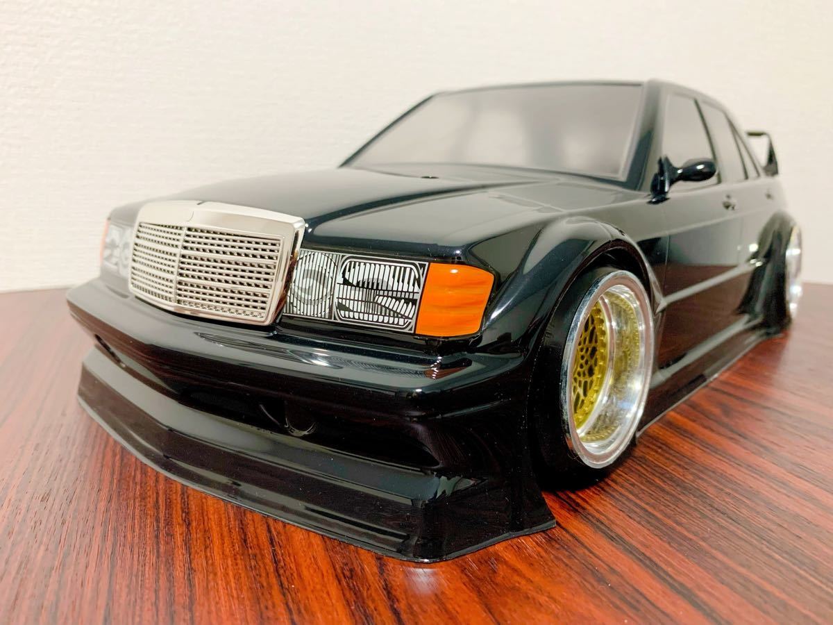 タミヤ　メルセデスベンツ　amg 190e ラジコンボディ　1/10 yd-2 完成品 塗装済み