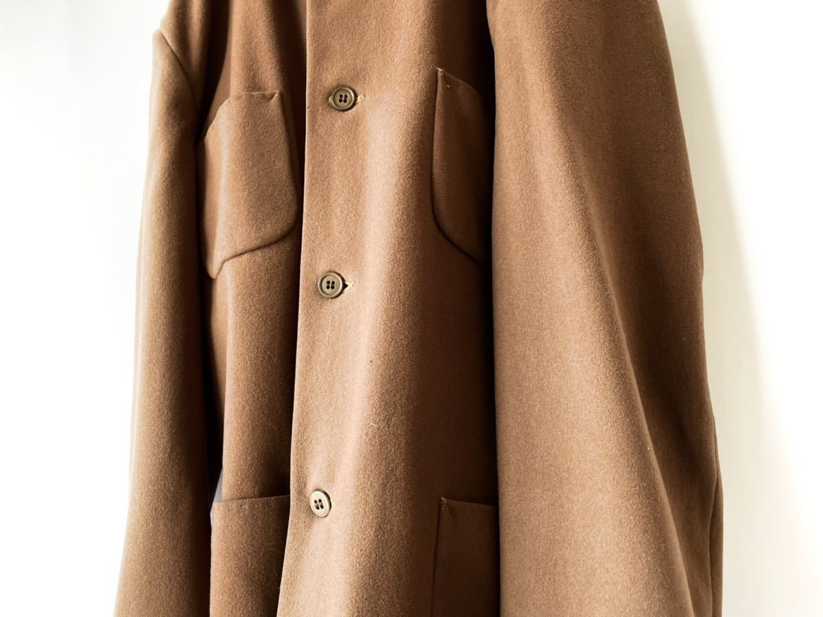 希少 40s50s vintage ウールジャケット カバーオール ハーフコート 茶