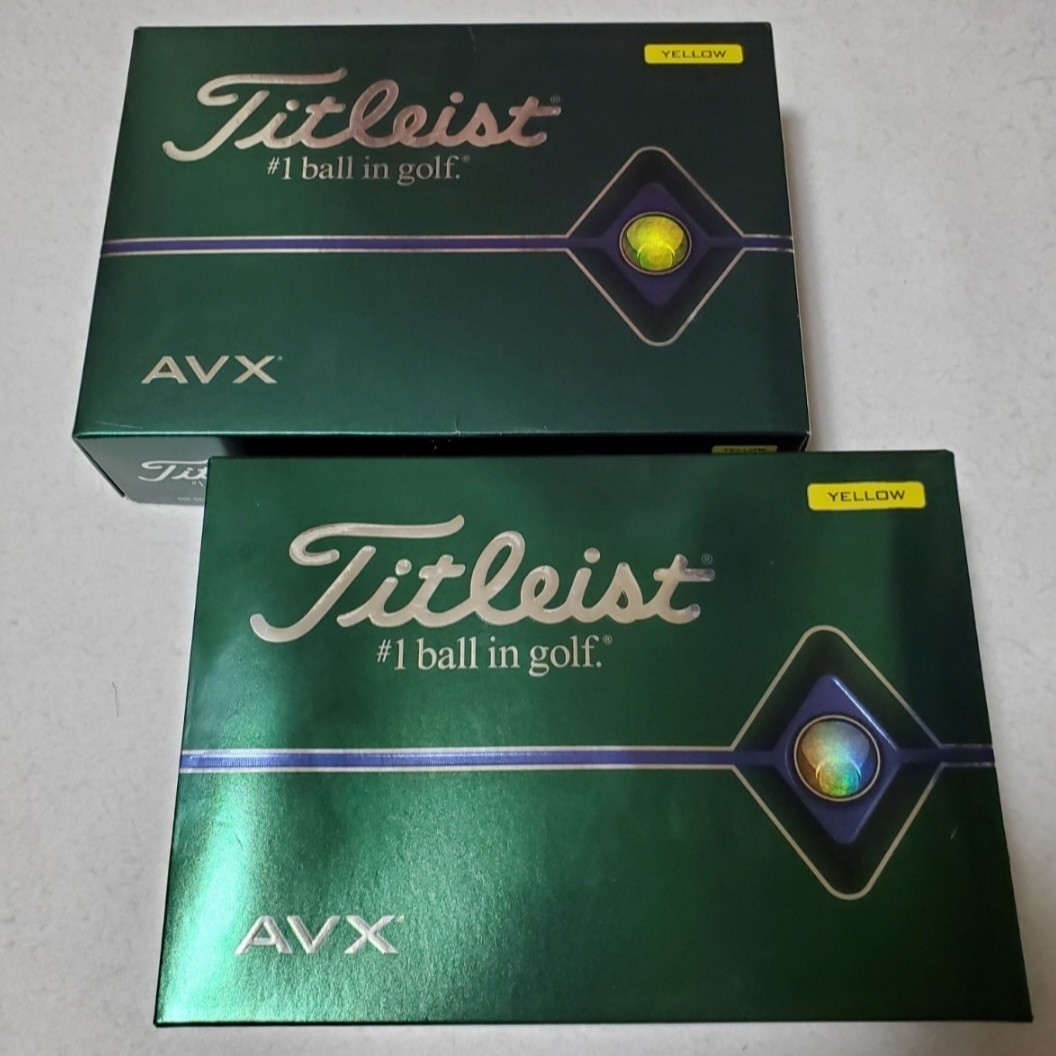 TITLEIST タイトリスト ゴルフボール AVX イエロー 2020年モデル 2