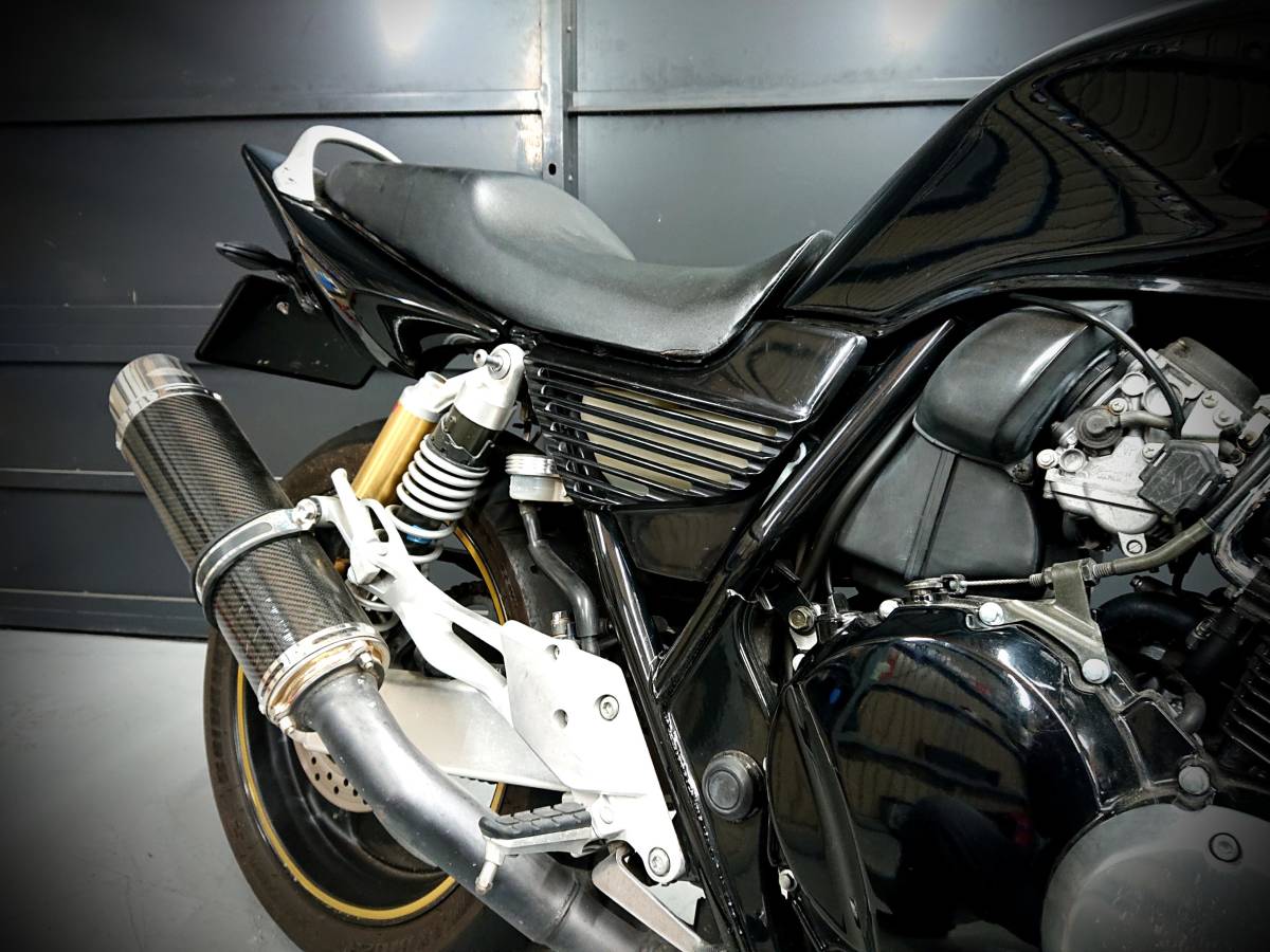 ☆CB400SF/SB NC39/NC42 アルフィンサイドカバー黒☆K-remake