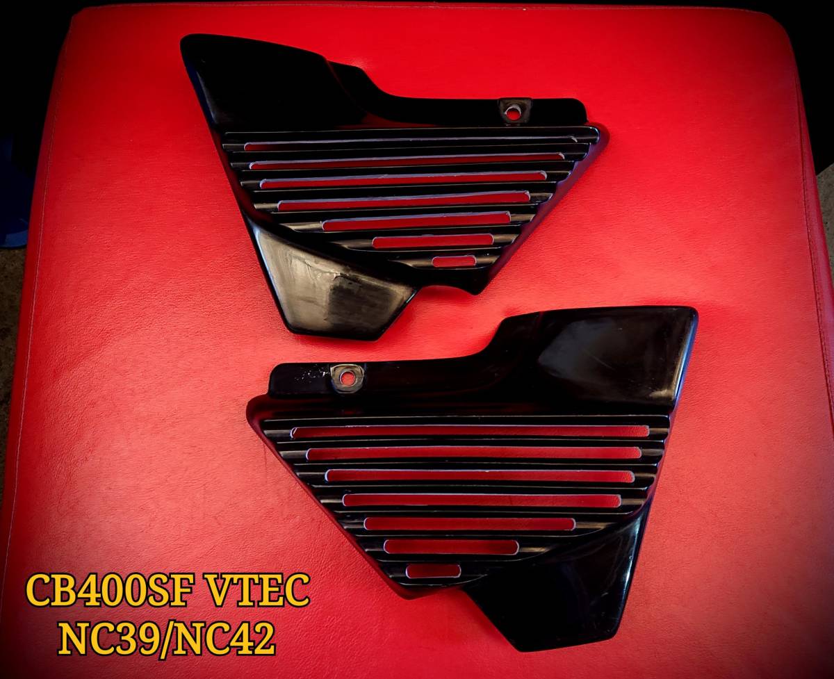 売り切り☆CB400SF NC39/NC42 アルフィンサイドカバー黒☆K-remake