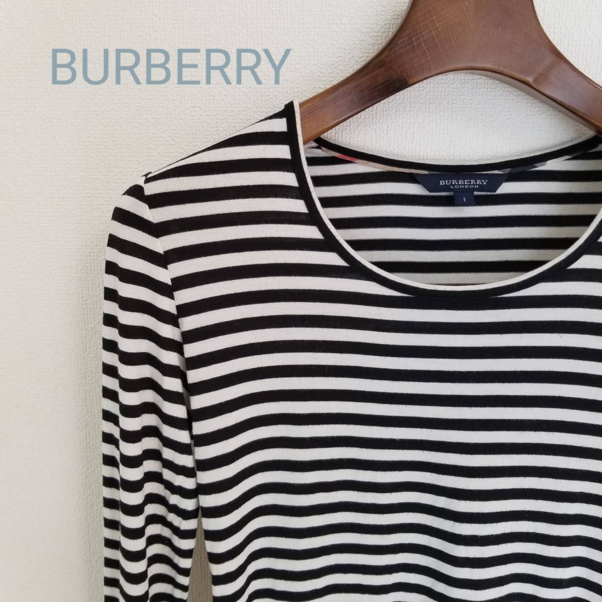 Yahoo!オークション - Burberry バーバリー Tシャツ ボーダー トップス...