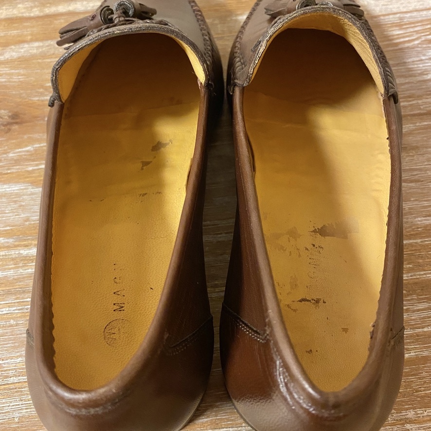極美品! MAGNANNI マグナーニ スペイン製 タッセルローファー 茶 25.5