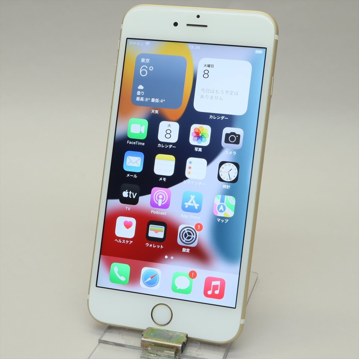 Apple iPhone6s Plus 128GB Gold A1687 MKUF2J/A バッテリ94% SIM 