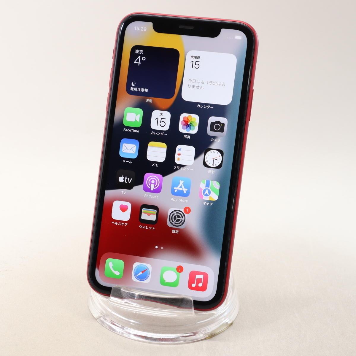 Apple iPhone11 128GB (PRODUCT)RED A2221 MWM32J/A バッテリ91%□SIM