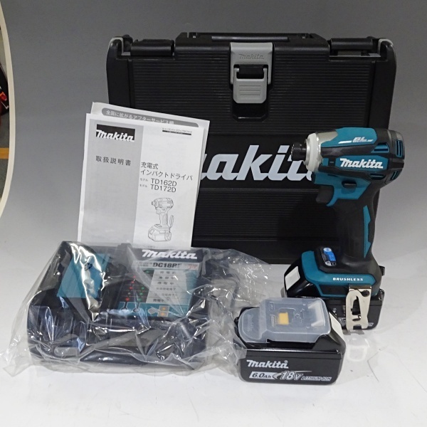 ☆即決 未使用品 makita/マキタ TD172DRGX ブルー 18V 6.0Ah 充電式