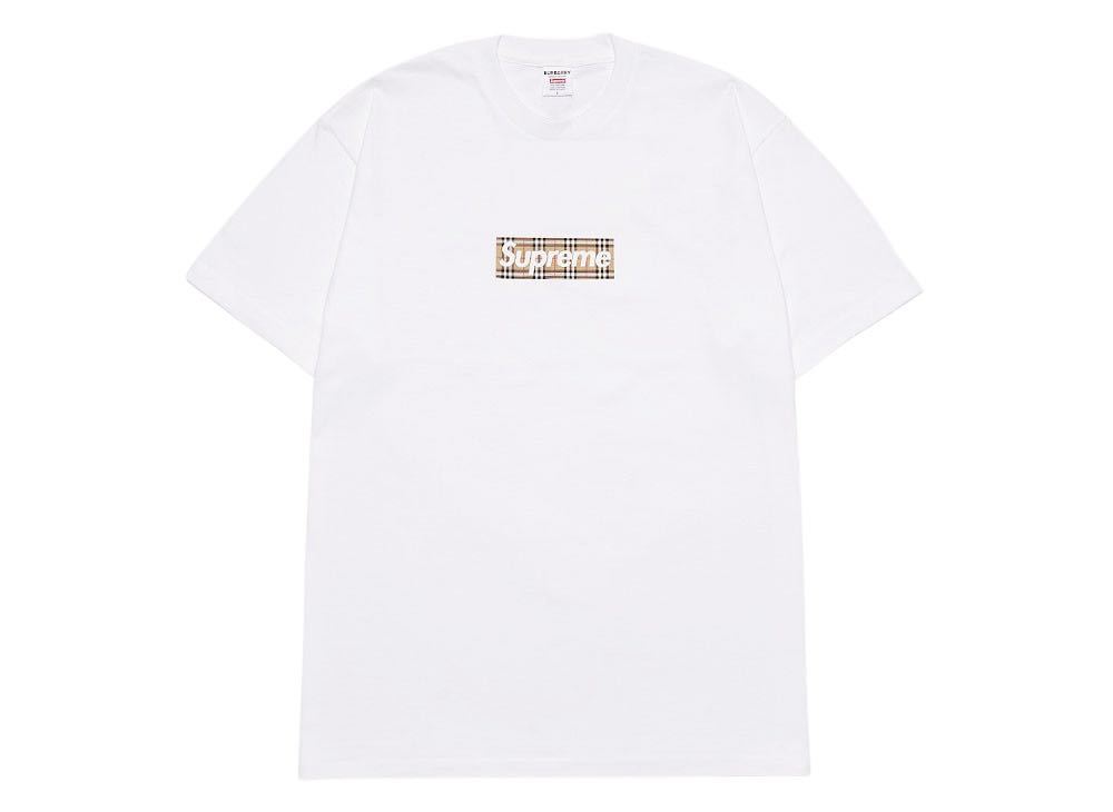 新品未使用】Supreme Burberry Logo Tee WHITE Lサイズ シュプリーム