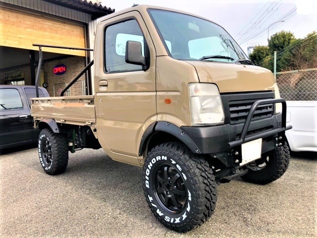 HiLife ☆キャリー DA63T 4インチリフトアップキット ☆４WD ☆税込み☆ MT・AT ・パワステ有・無も選択可能です。 アゲトラ アゲバンの画像1