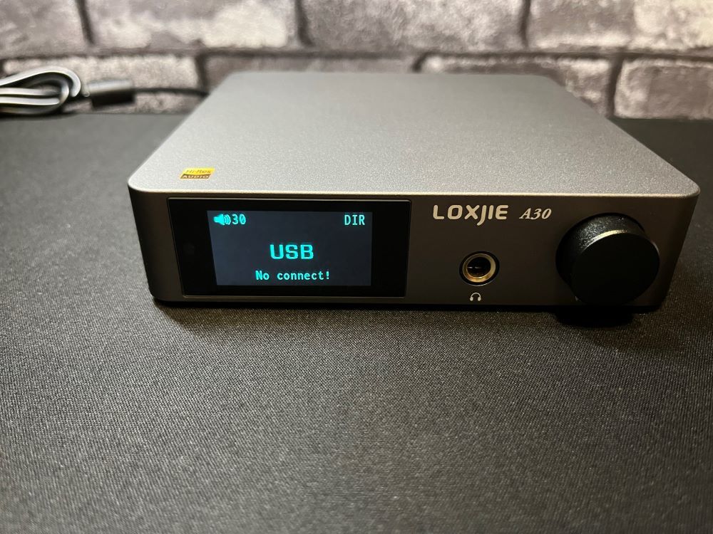 LOXJIE A30 パワーアンプ HI-FI ステレオ デジタルアンプ DAC ヘッドホンアンプ 一体 MA12070 アンプIC搭載(一般