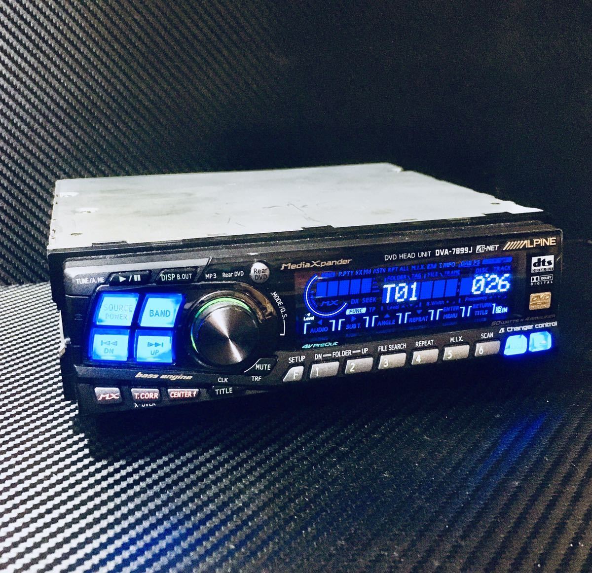ALPINE DVA-7899J アンプレス ハイエンド DVDプレーヤー 中古 美品