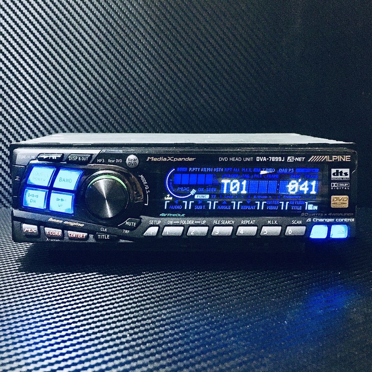 ALPINE DVA-7899J アンプレス ハイエンド DVDプレーヤー 中古 美品