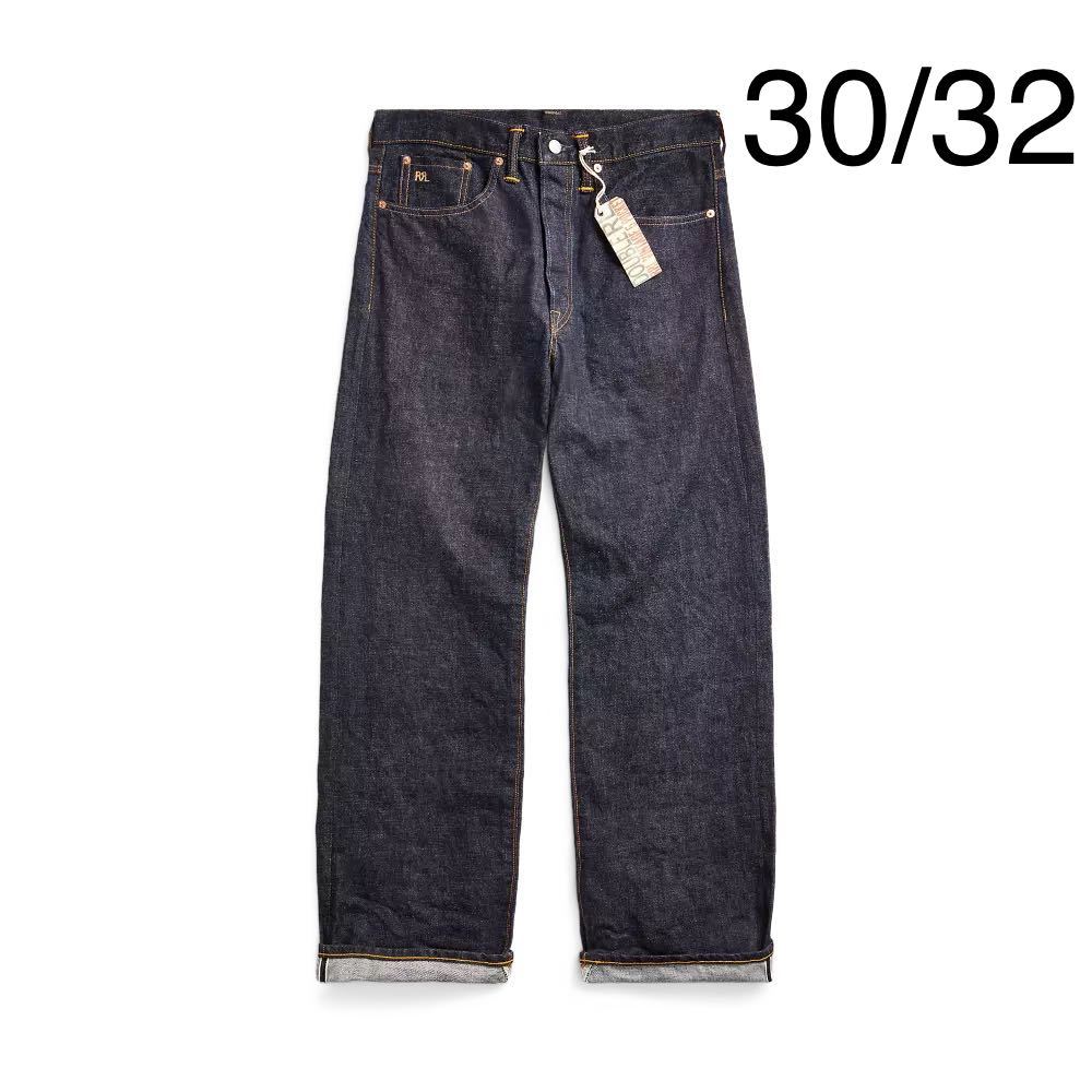 【新品】Vintage 5-Pocket Fit Selvedge Jean 30×32 ダブルアールエル ビンテージ 5ポケット フィット セルビッジ デニム ジーンズ