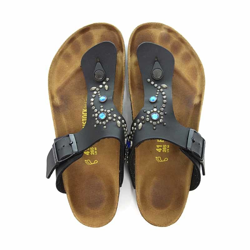 ビルケンシュトック/BIRKENSTOCK Ramses スタッズ レザー サンダル