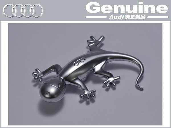 送料無料 アウディ純正 Audi TTS TTRS RS3 RS4 RS5 B8 B9 8T A6 C8 A7 限定入庫 アルミデザイン ゲッコー エンブレム純正品番 80A087000
