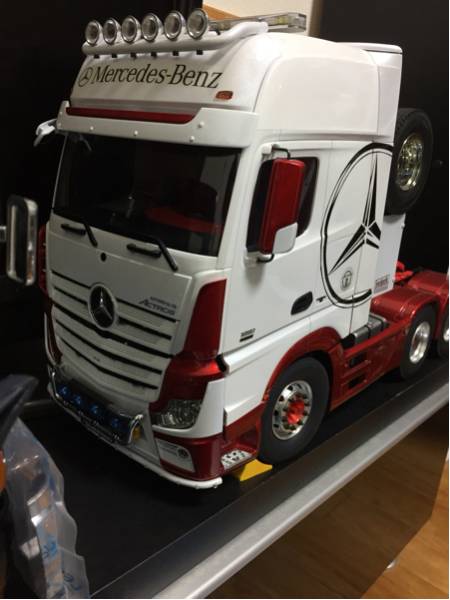 1/14 Actros Benz trailer deco truck 