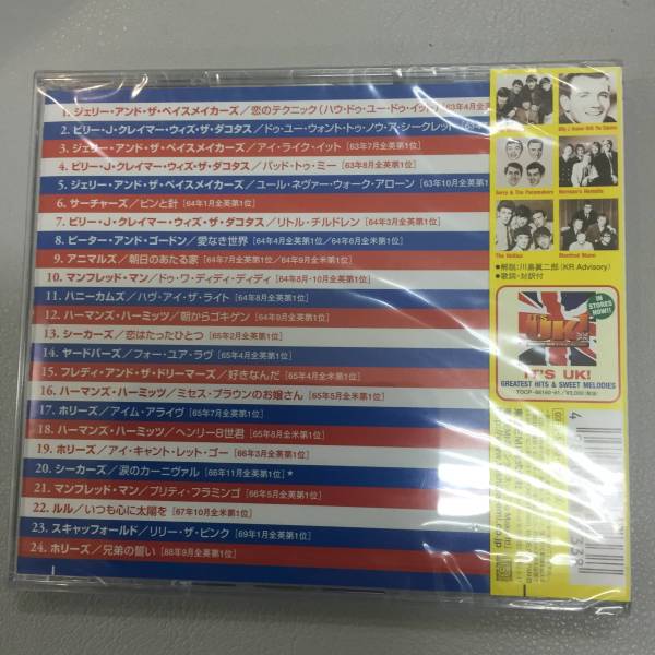 新品未開封CD☆ブリティッシュ・ビート１..オムニバス(2003/03/05)/TOCP67093..