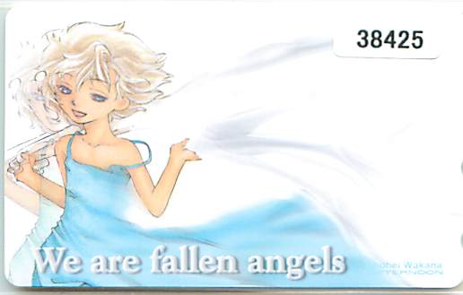 ３８４２５★We are fallen angels　若菜将平　テレカ★_画像1