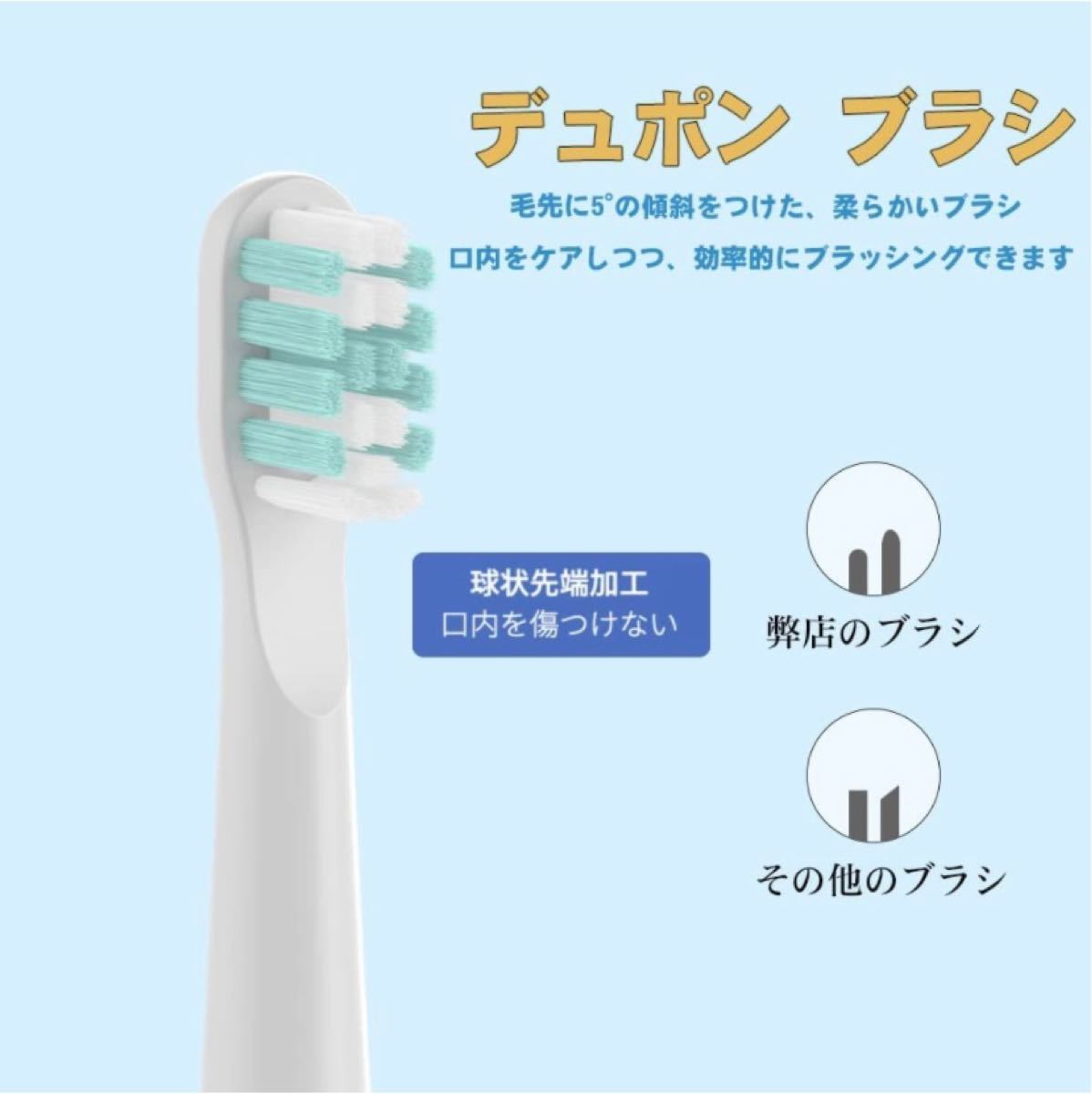 電動歯ブラシ 電動歯磨き 音波歯ブラシ 3本替えブラシ IPX7防水 5モード USB充電 4時間がかかって30日間使用 