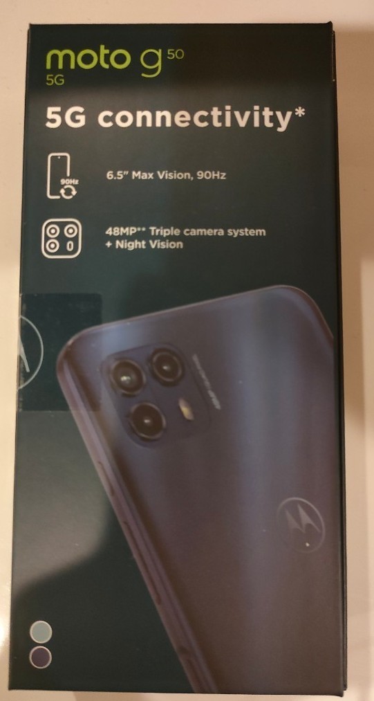 新品未開封】moto g50 5G SIMフリー テンダーグリーン