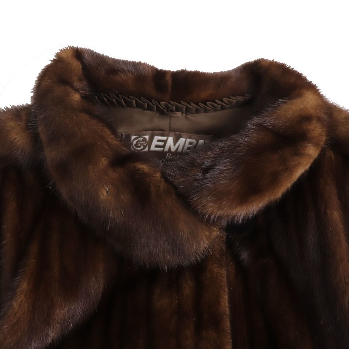 極美品☆EMBA エンバ MINK ミンク 本毛皮超ロングコート 極美品☆EMBA エンバ MINK ミンク 本毛皮超ロングコート