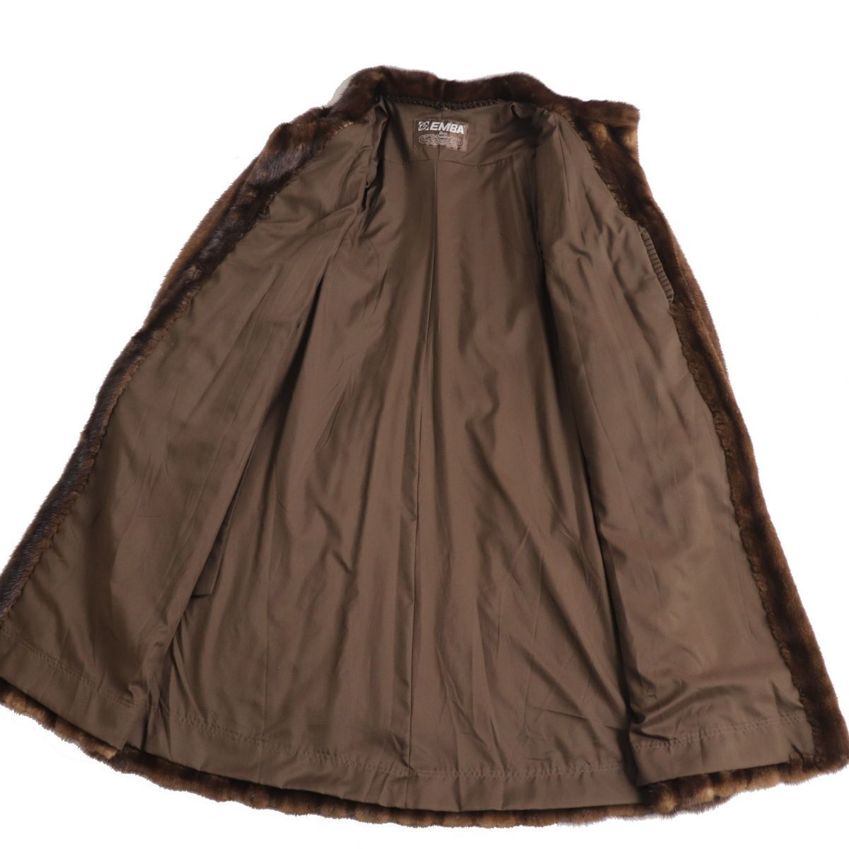 極美品☆EMBA エンバ MINK ミンク 本毛皮超ロングコート 極美品☆EMBA エンバ MINK ミンク 本毛皮超ロングコート