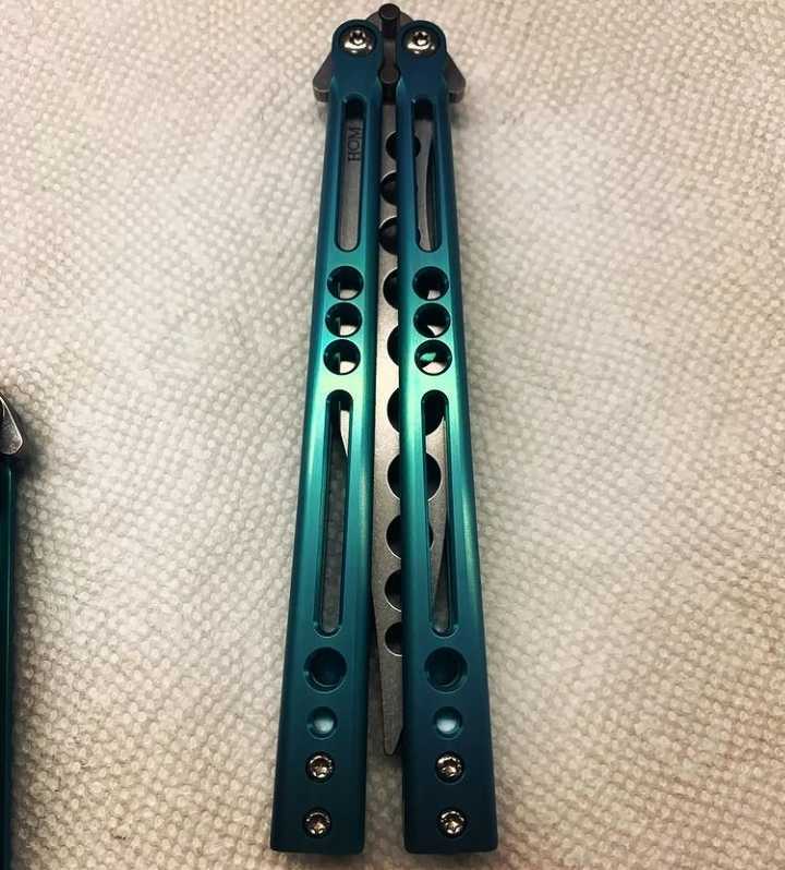 Hom Design Prodigy(Mod C) Teal バタフライナイフ バリソン Hom Design Prodigy(Mod C) Teal バタフライナイフ バリソン