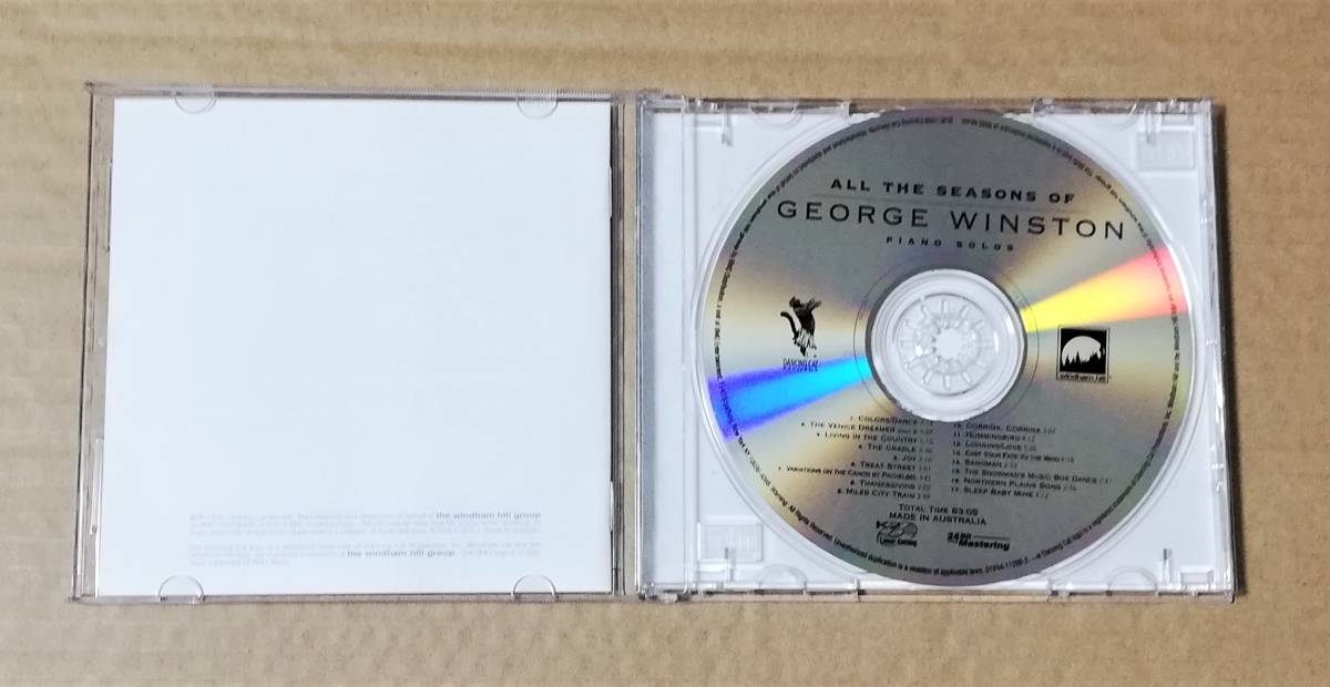 George Winston * All The Seasons of * бесплатная доставка прекрасный товар зарубежная запись ( Австралия запись?) George * Winston 