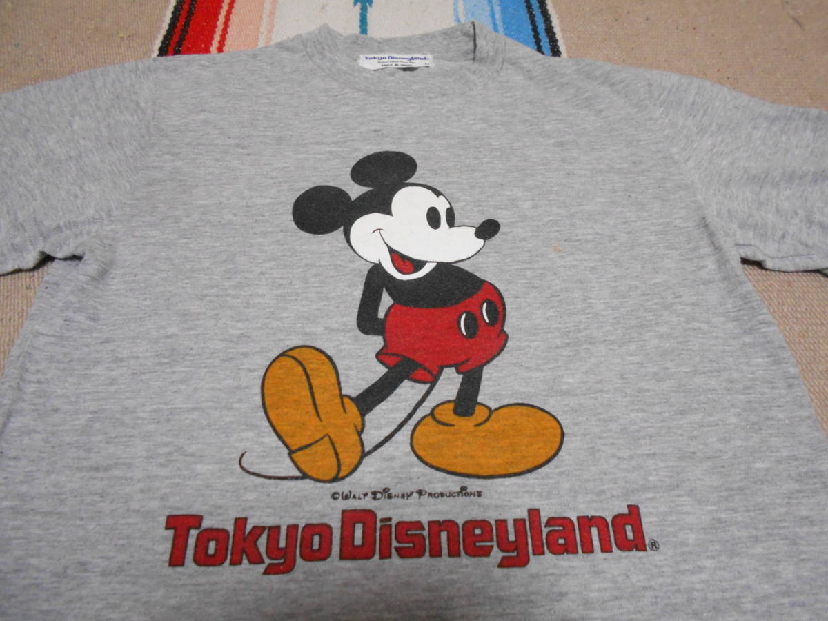 １９８３年 MICKEY MOUSE TOKYO DISNEYLAND ミッキーマウス 東京ディズニーランド ビンテージ Tシャツ MADE IN JAPAN VINTAGE 昭和レトロ_画像1