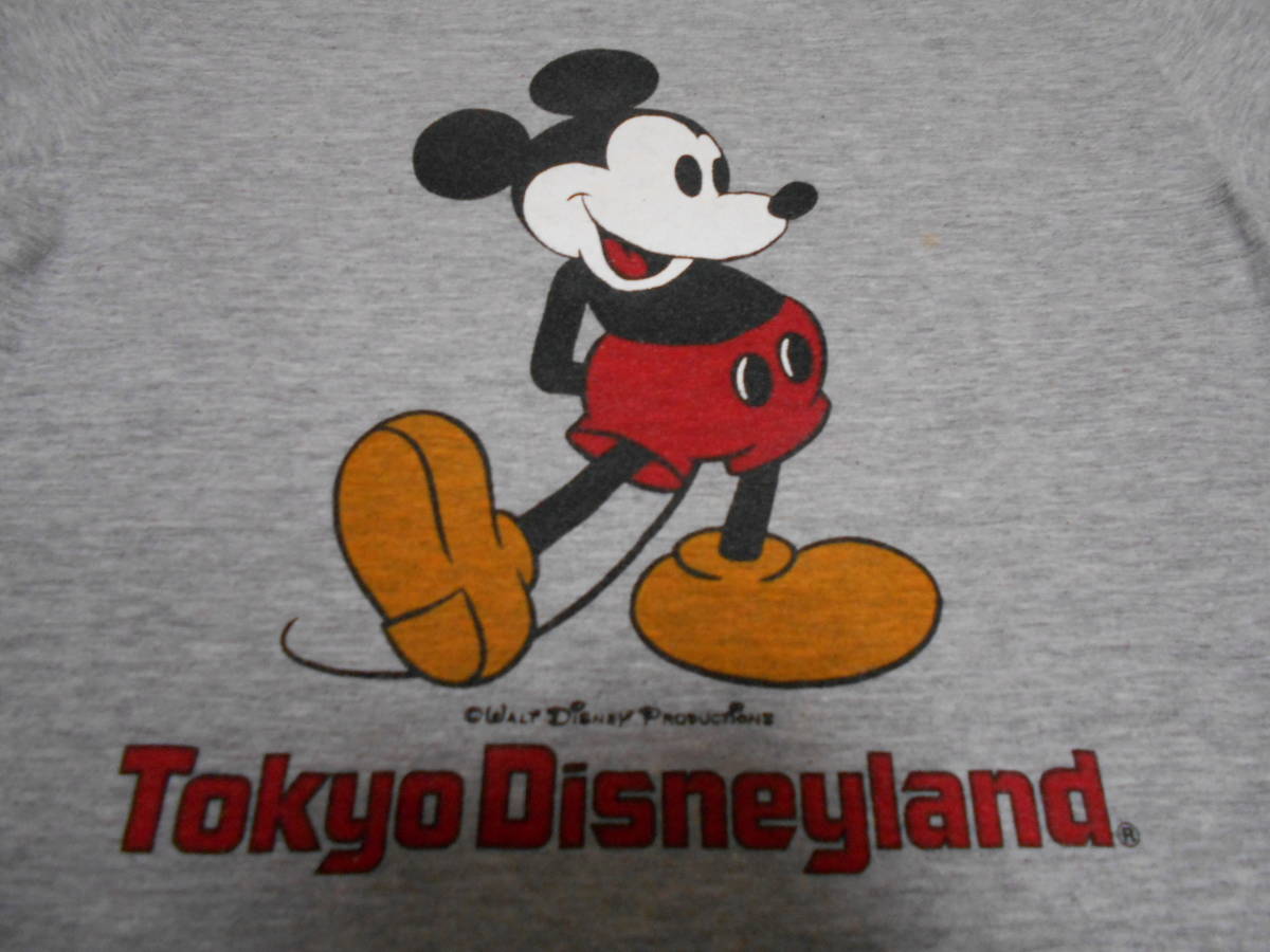 １９８３年 MICKEY MOUSE TOKYO DISNEYLAND ミッキーマウス 東京ディズニーランド ビンテージ Tシャツ MADE IN JAPAN VINTAGE 昭和レトロ_画像5