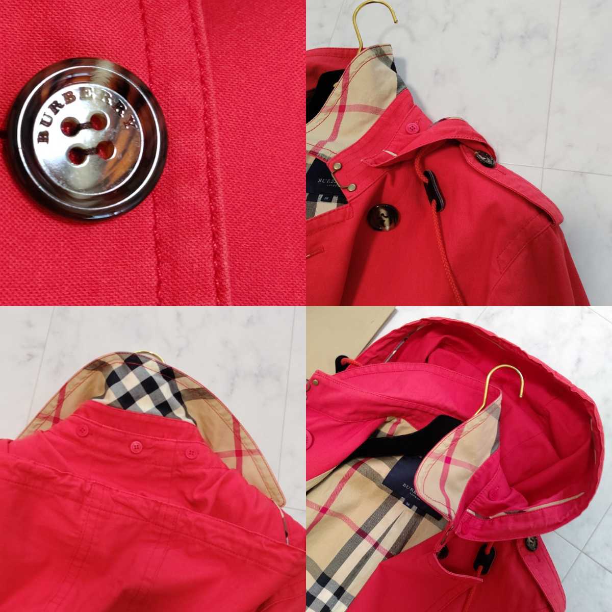 良品 BURBERRY バーバリーロンドン トレンチコート スプリングコート