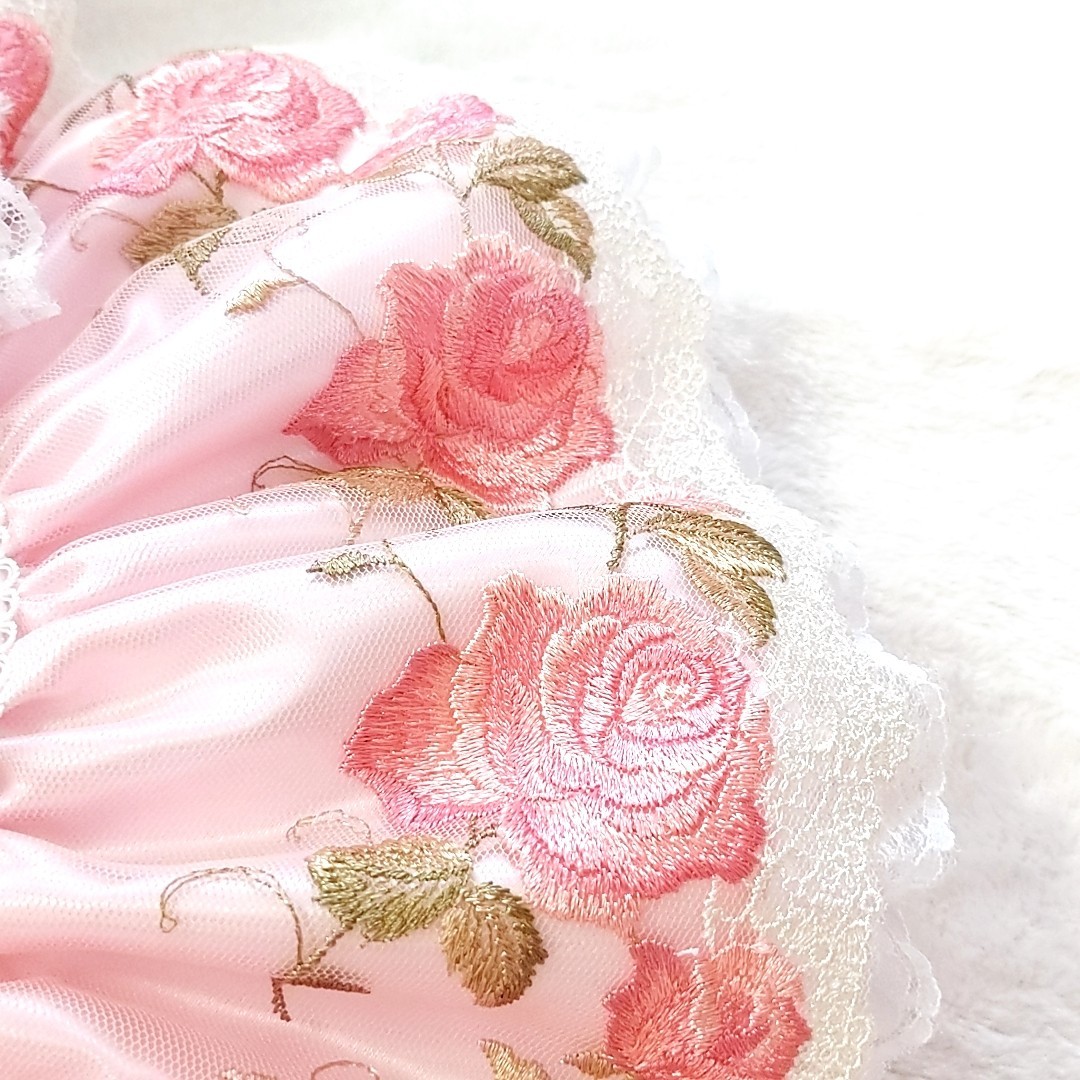 946ウィッシュミーメルコスチューム☆メルメルドール☆ベビーピンクお花のドレス