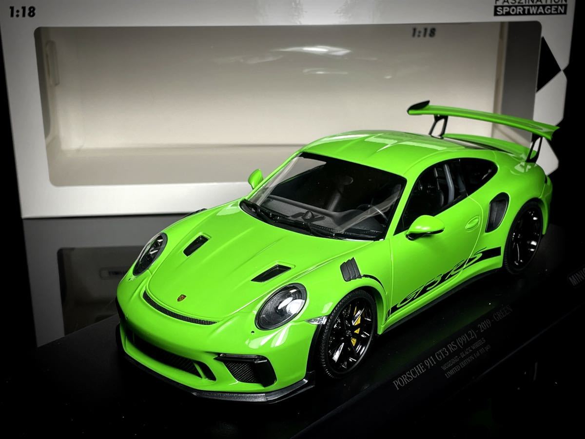 ミニチャンプス 1 18 ポルシェ 911 GT3 RS リザードグリーン ミニチャンプス 1 18 ポルシェ 911 GT3 RS リザードグリーン