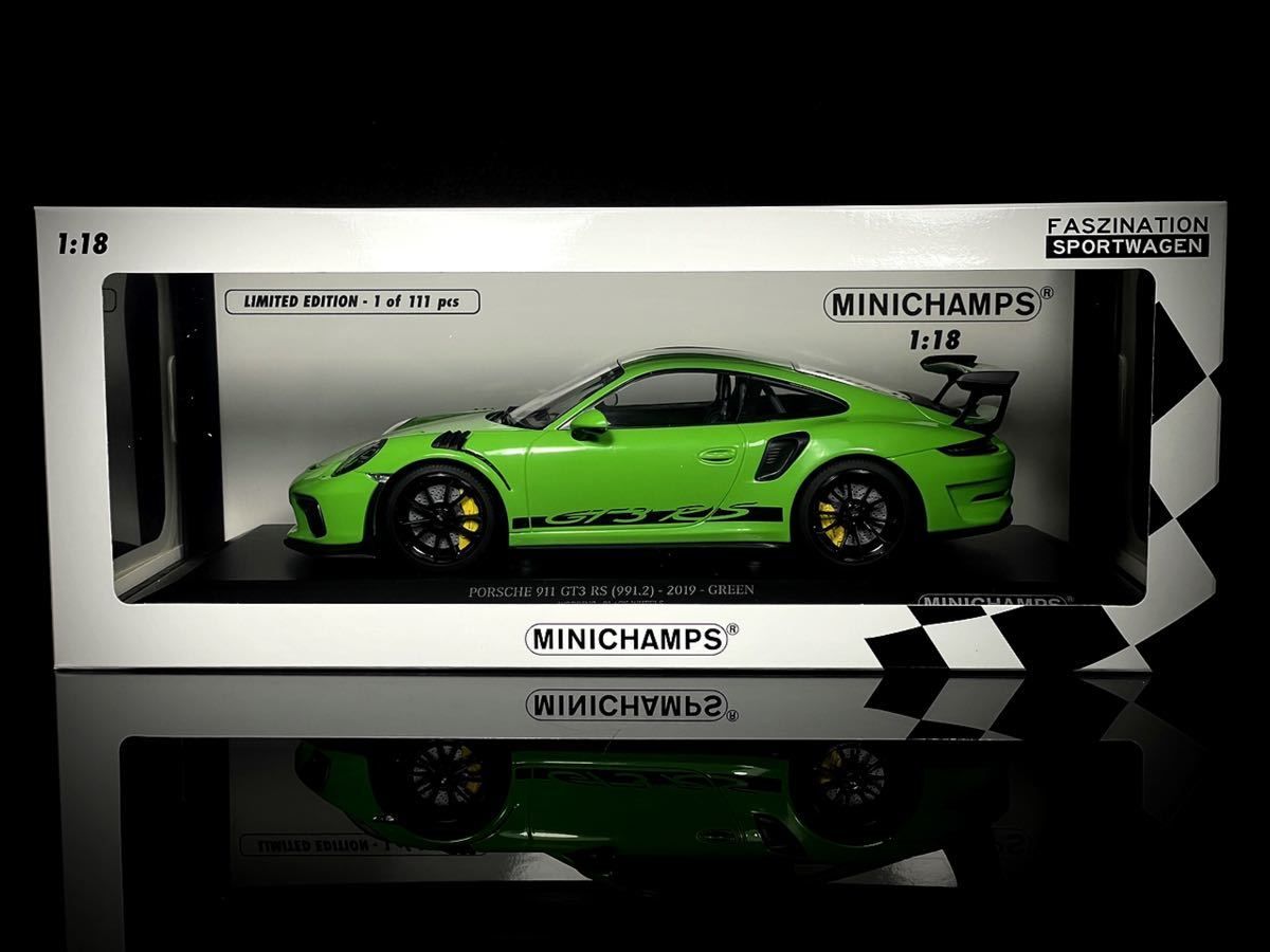 ミニチャンプス 1 18 ポルシェ 911 GT3 RS リザードグリーン ミニチャンプス 1 18 ポルシェ 911 GT3 RS リザードグリーン
