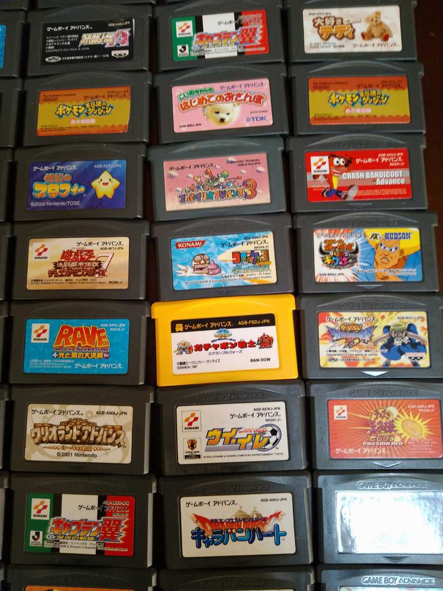 GBA ゲームボーイアドバンスソフト60本セット まとめ ゲームボーイ