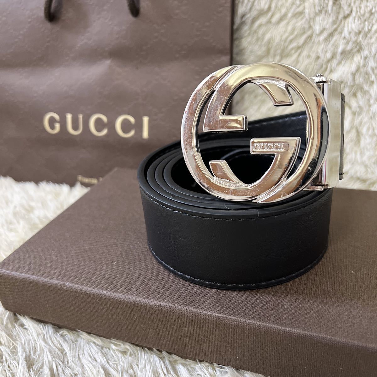 ☆1円スタート☆ 【極美品】 GUCCI グッチ ベルト バックル インター