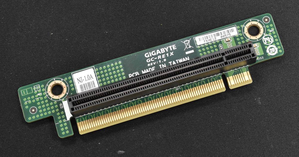 [送料無料] PCI-Express x16対応 ライザーカード GIGABYTE製 GC-RE1X REV:1.0 [レフトアングル] (管:D x1sの画像1