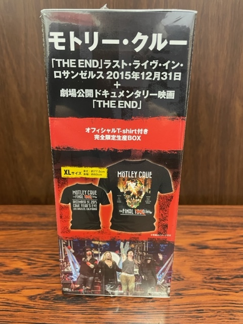 美品★モトリー・クルー★THE END★２Blu-ray＋ライヴCD★Ｔシャツ（ＸＬサイズ）★METALLICAMOTORHEADSAXONIRONMAIDENMegadethOZZY_画像3