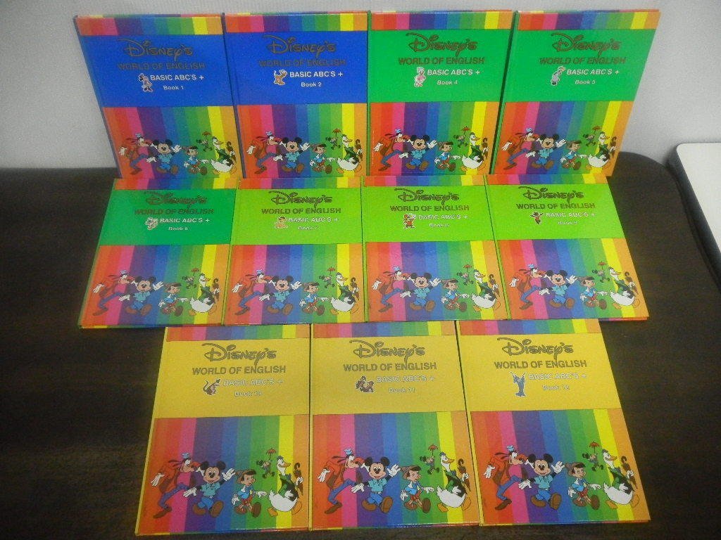 人気大割引 ディズニー Disney S World Of English Basic Abc S Book1 2 4 12 11冊
