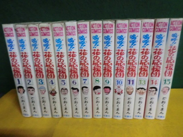 安心発送】 嗚呼!!花の応援団 全15巻 初版セット - 青年(中高年 ...