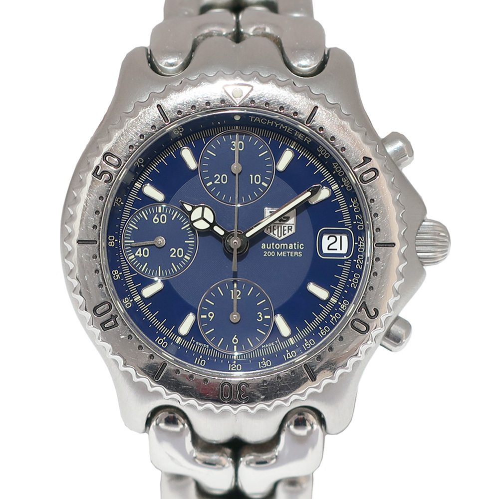 天白 1円 タグホイヤー TAG HEUER 腕時計 セル クロノグラフ CG211-R0 